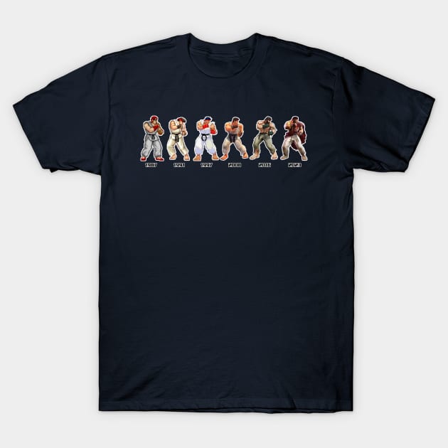Ryu Evolution T-Shirt by dankdesigns